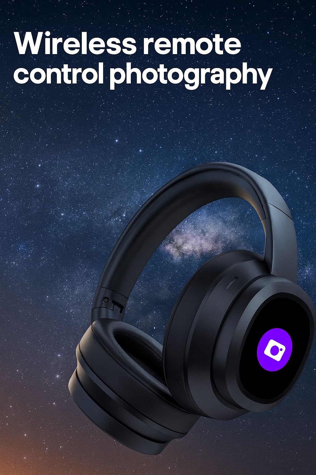 🖤 Emo X1 Pro – Dark Wireless LCD Headphones | Future Sound Reborn**