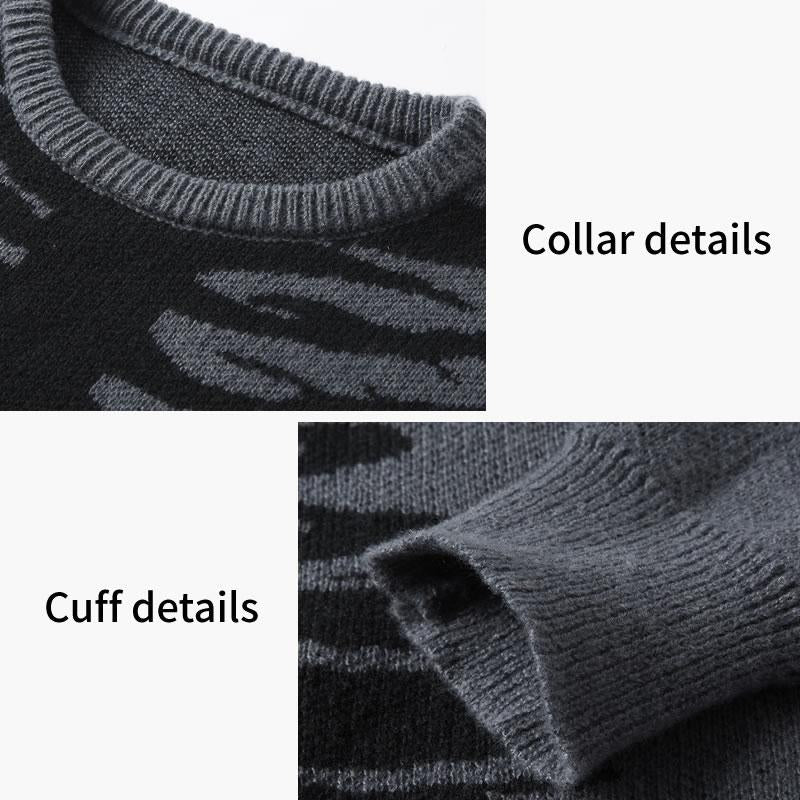 Emo Skeleton Sweater đ¤ Oversized Gothic Knitwearâ