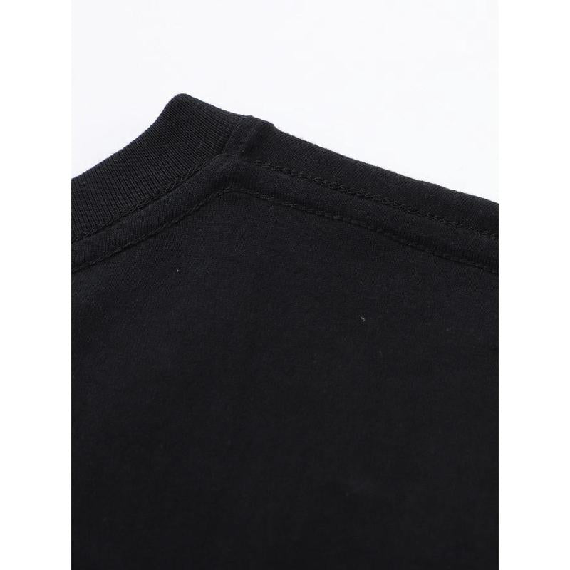 Dark Skull Street Tee 🖤 Y2K Gothic Drop Shoulder Style”