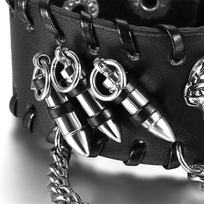🖤 Emo Skull Bracelet ✝️
