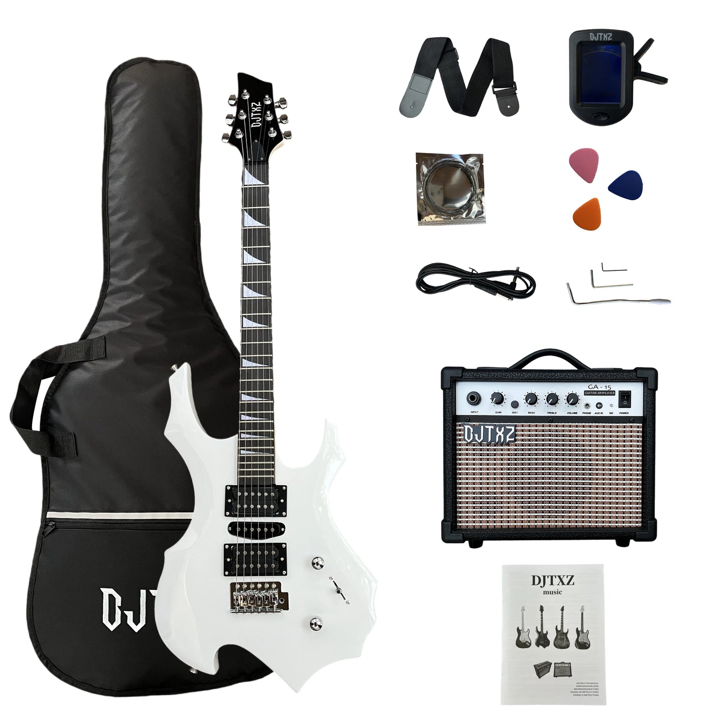 🎸 “Dark Symphony Electric Guitar Set ⚡ Awaken Your Inner Chaos”