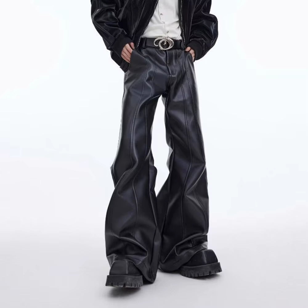 Emo Street Leather Pants for Men 🖤