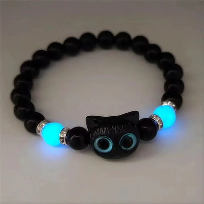 Glow-in-the-Dark Kitten Bracelet ✨🐱