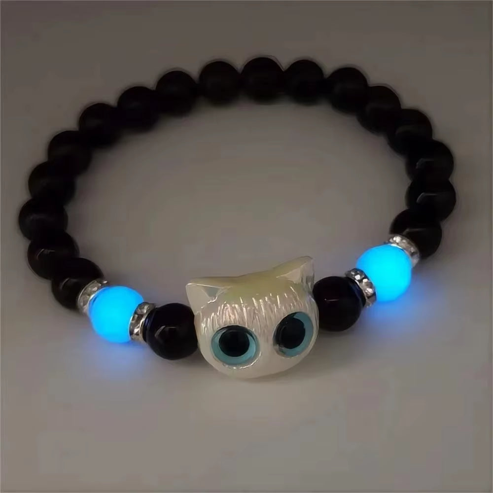 Glow-in-the-Dark Kitten Bracelet ✨🐱