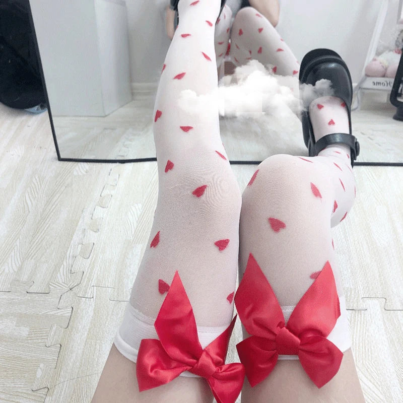 Skull Gothic Dark Long Sexy Stockings Harajuku Emo Alternative Lolita Socks Lingerie Skin Thigh High Garters Hosiery Stockings