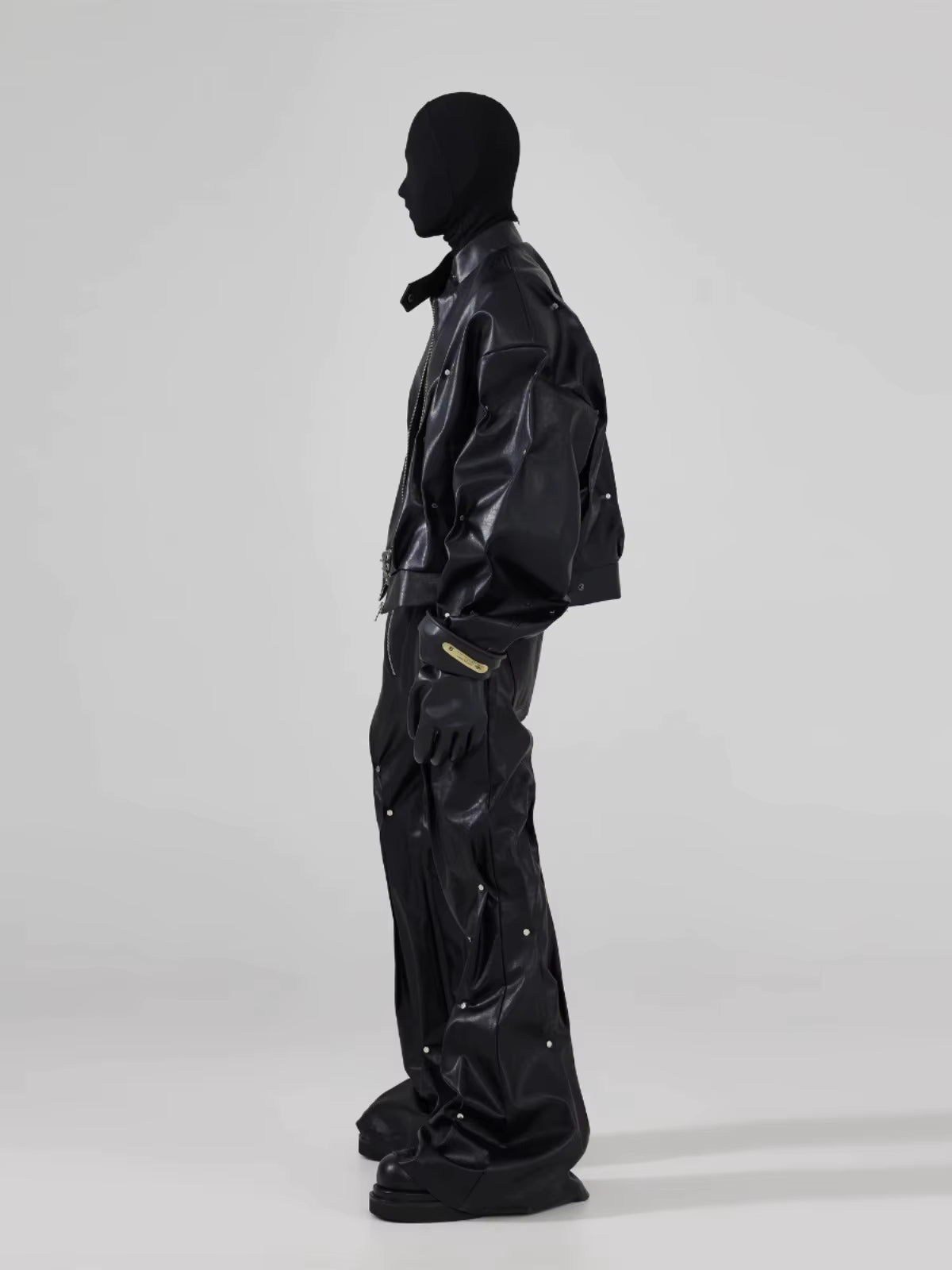 🖤 Men’s Luxury PU Leather Jacket — Rivet Streetwear 2025 ⚡