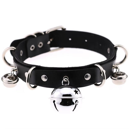 New Harajuku Black Goth Punk Leather Choker Necklaces Women Men Rock Metal Emo Festival Cosplay Party Jewelry Gothic Accessories