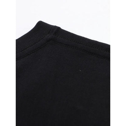 Dark Skull Street Tee 🖤 Y2K Gothic Drop Shoulder Style”