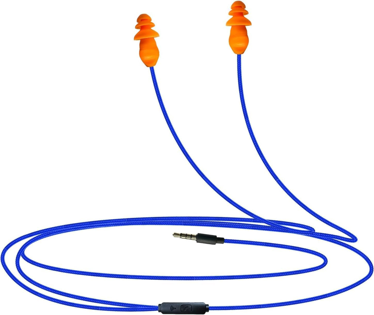 KR10J 27dB NRR Safety Earbuds – 3.5mm Wired Work Headphones with Mic & Noise Reduction