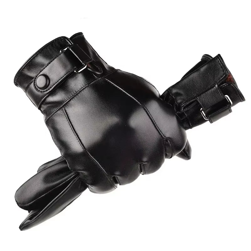 🔥 Men’s Real Leather Sheepskin Gloves – Stay Warm, Ride Bold, Look Sharp 🔥