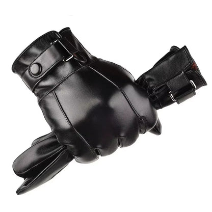 🔥 Men’s Real Leather Sheepskin Gloves – Stay Warm, Ride Bold, Look Sharp 🔥