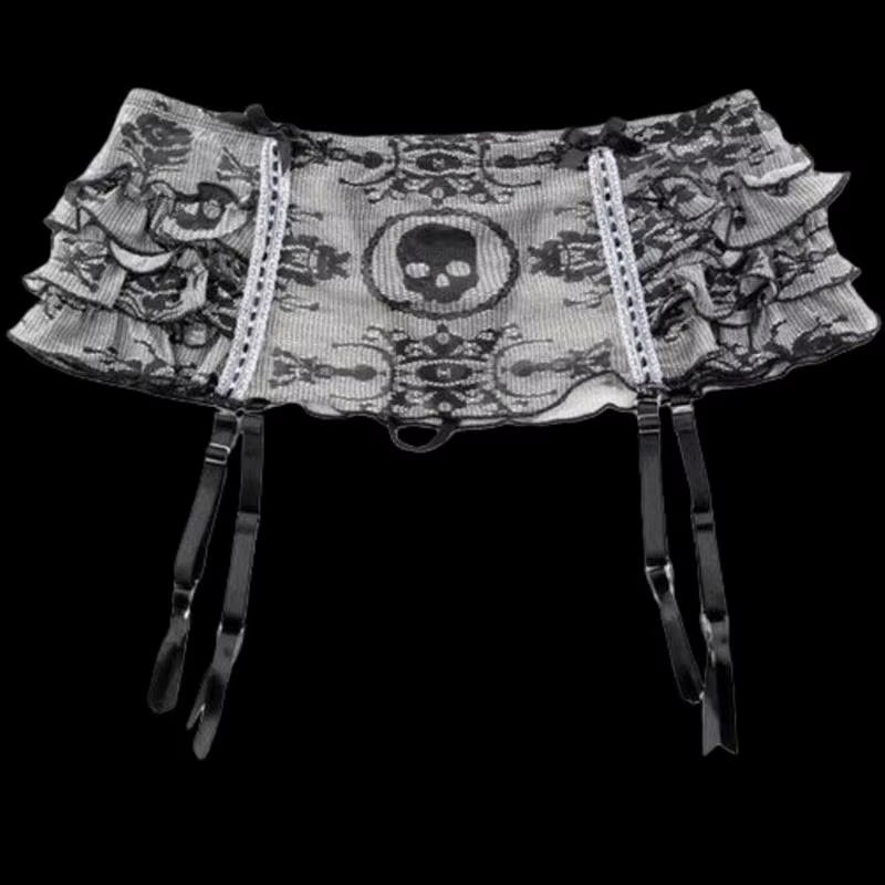 Women’s Y2K Punk Skull Mini Skirt