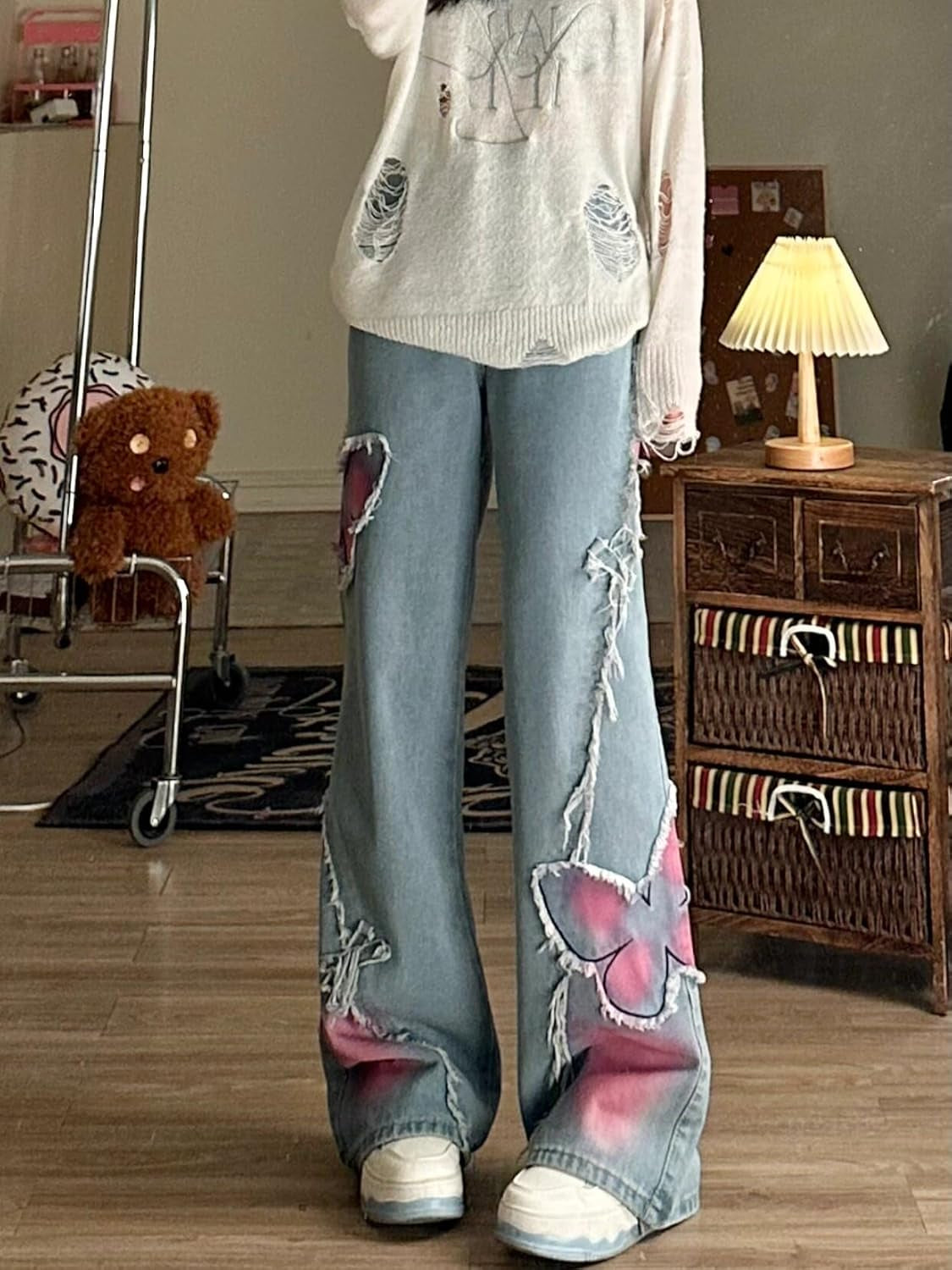 Y2K Butterfly Jeans 🦋🔥