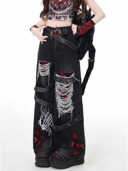 Grunge Destroyed Pants 🔥