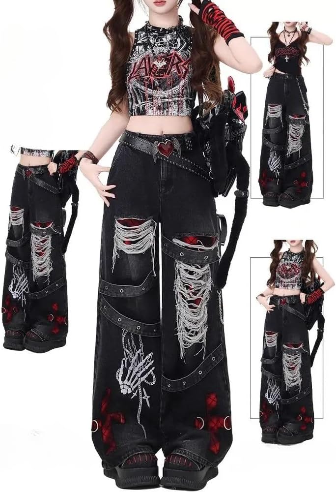 Grunge Destroyed Pants 🔥