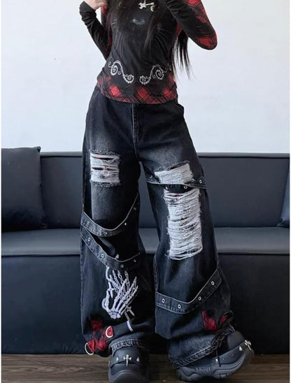 Grunge Destroyed Pants 🔥