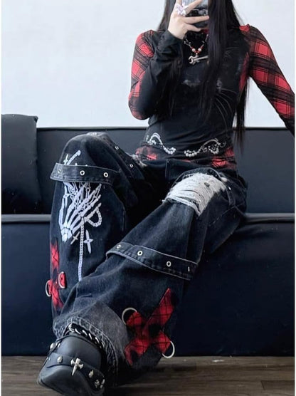 Grunge Destroyed Pants 🔥