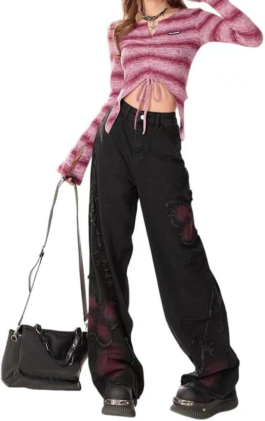 Y2K Butterfly Jeans 🦋🔥