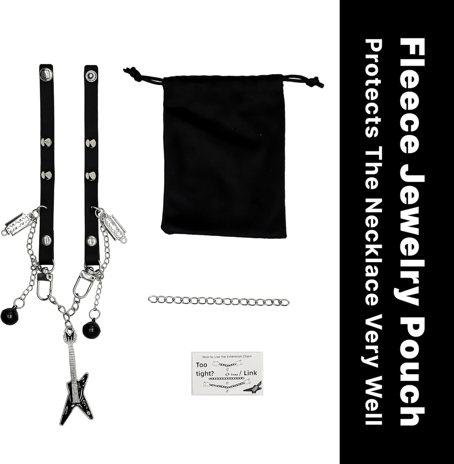 Gothic Emo Guitar Choker 🎸🖤