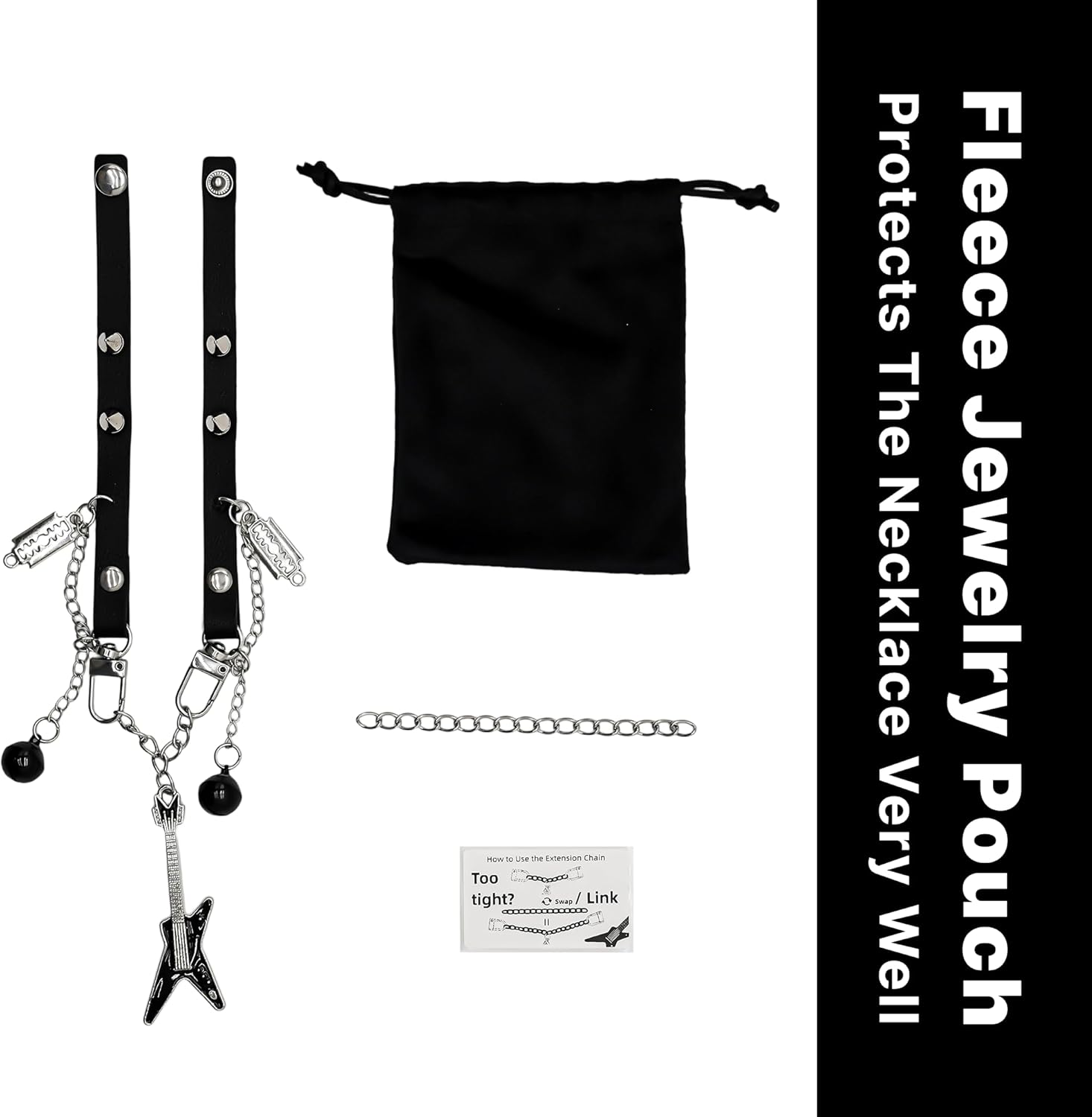 Gothic Emo Guitar Choker 🎸🖤