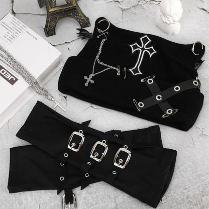 Y2K Grunge 4-Piece Set 😼🖤