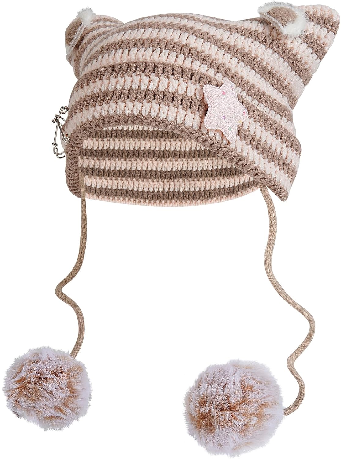 Cat Ear Y2K Beanie 🖤⭐