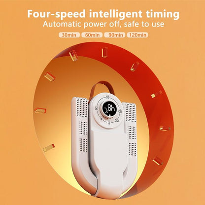 Foldable UV Shoe Dryer, Quick Hot Drying, Smart Temperature Control, Automatic Timer, Portable Home Odor Eliminator, Shoe Dryer Machine