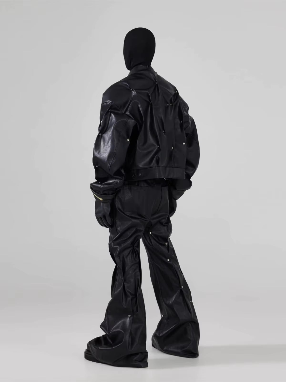 🖤 Men’s Luxury PU Leather Jacket — Rivet Streetwear 2025 ⚡