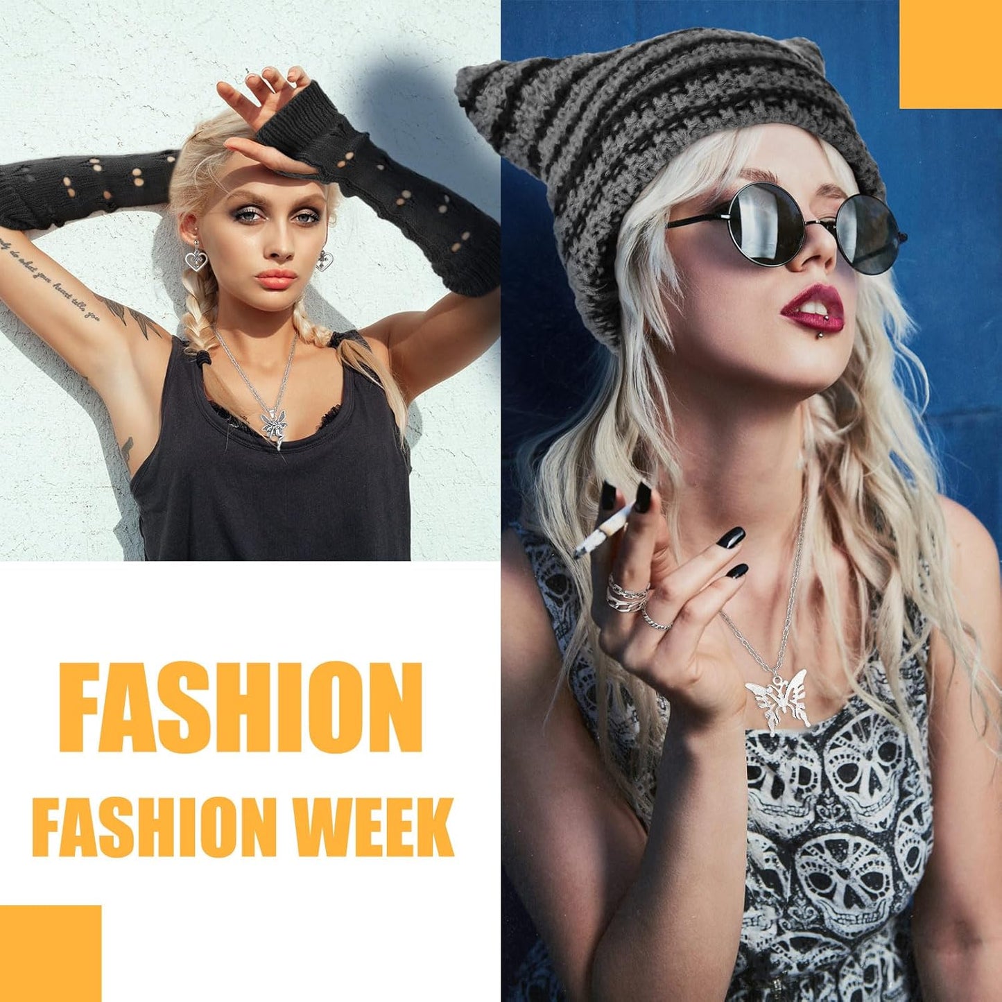 Complete Y2K Emo Set 25 Pcs ⭐🖤