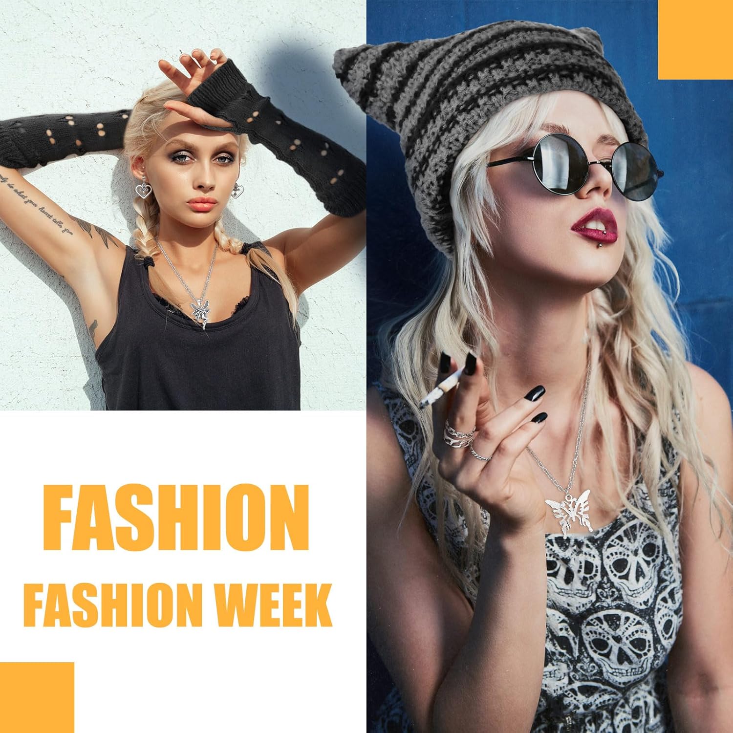 Complete Y2K Emo Set 25 Pcs ⭐🖤