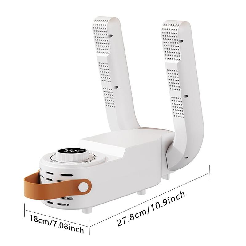 Foldable UV Shoe Dryer, Quick Hot Drying, Smart Temperature Control, Automatic Timer, Portable Home Odor Eliminator, Shoe Dryer Machine