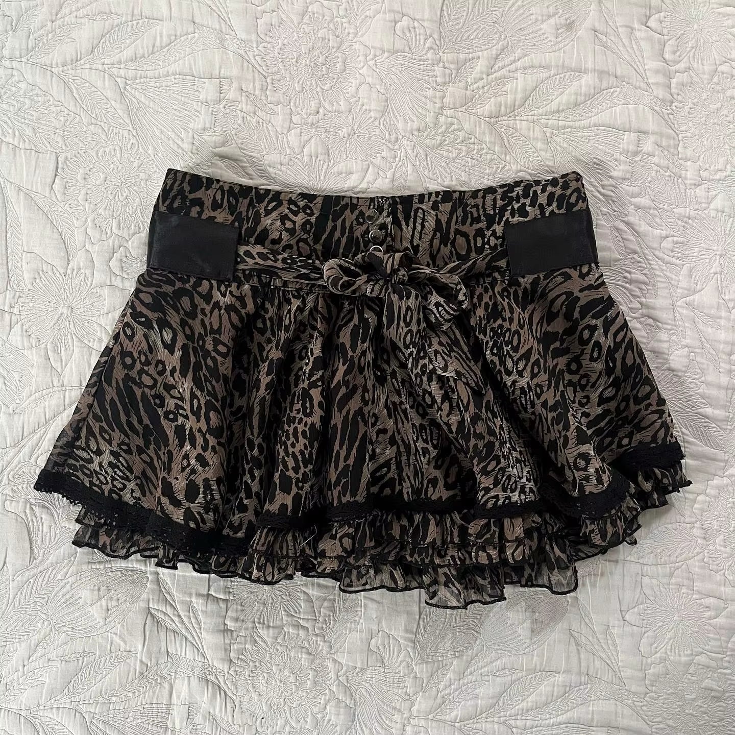 Women’s Y2K Punk Skull Mini Skirt