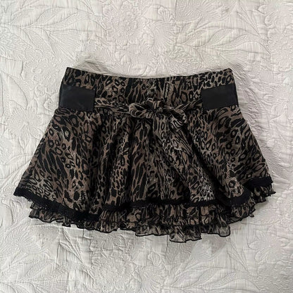 Women’s Y2K Punk Skull Mini Skirt