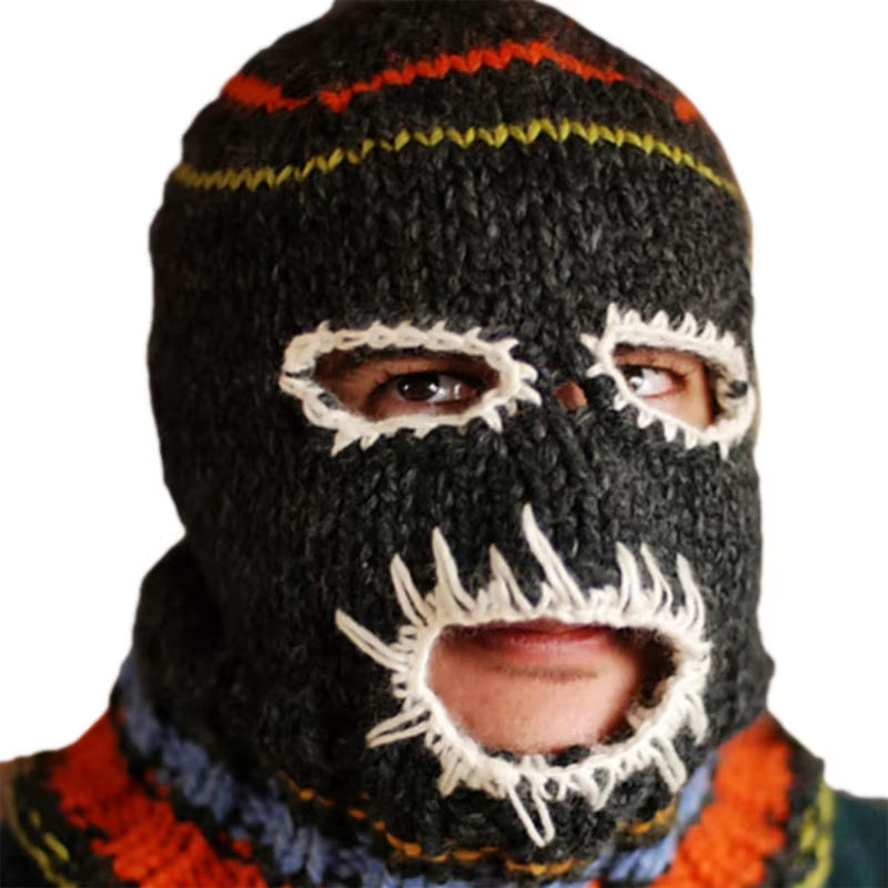 Scary Knit Ski Mask Beanie
