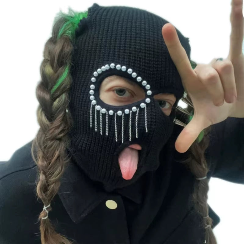 Scary Knit Ski Mask Beanie