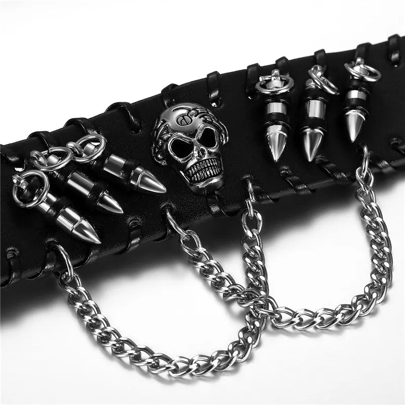 🖤 Emo Skull Bracelet ✝️