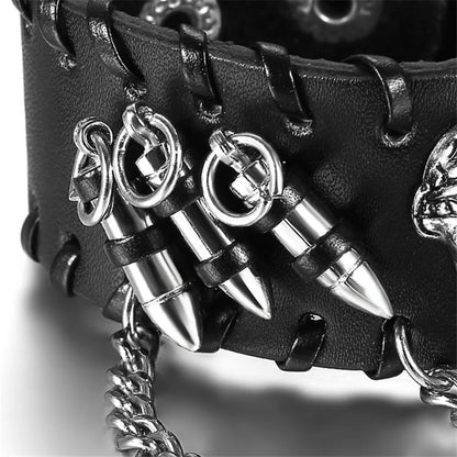 🖤 Emo Skull Bracelet ✝️