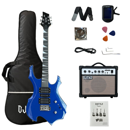 🎸 “Dark Symphony Electric Guitar Set ⚡ Awaken Your Inner Chaos”