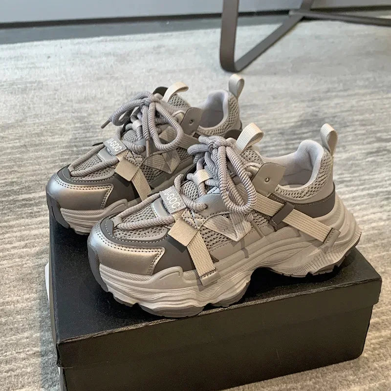 🖤 Black Soul Chunky Sneakers