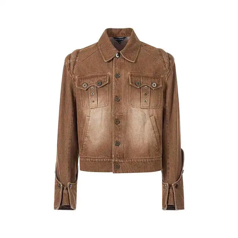 Elevate Your Casual Style with Our Men's High Street Denim Set