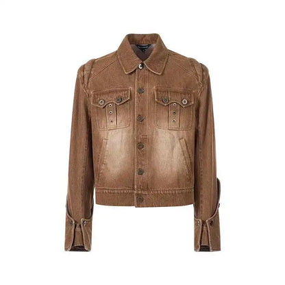 Elevate Your Casual Style with Our Men's High Street Denim Set