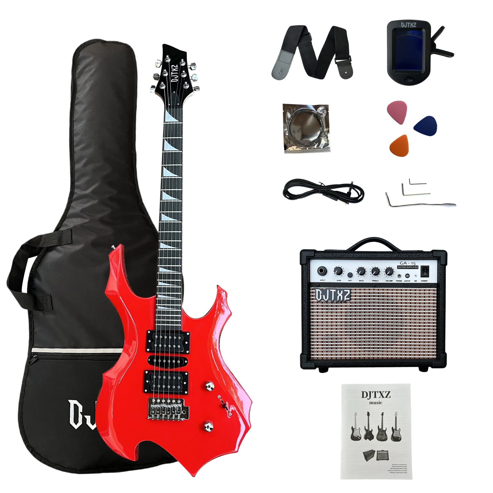 🎸 “Dark Symphony Electric Guitar Set ⚡ Awaken Your Inner Chaos”
