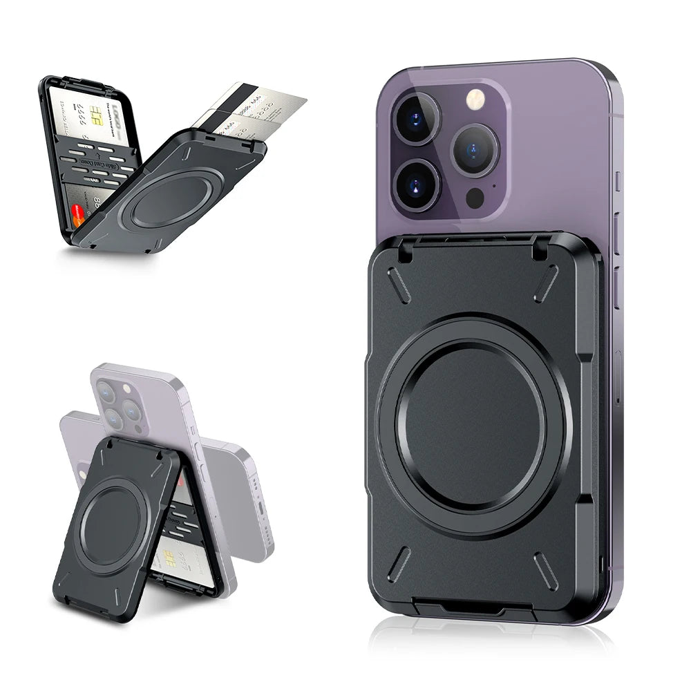 Magnetic Wallet & Card Holder with RFID Protection for iPhone 16/15/14 Pro Max - Sleek, Stylish, and Secure!