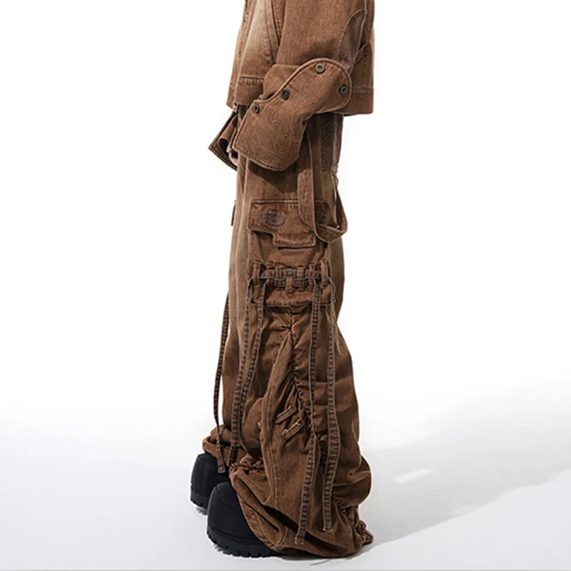 Elevate Your Casual Style with Our Men's High Street Denim Set