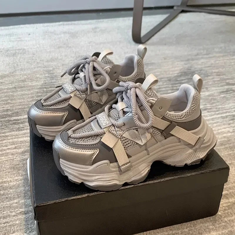 🖤 Black Soul Chunky Sneakers