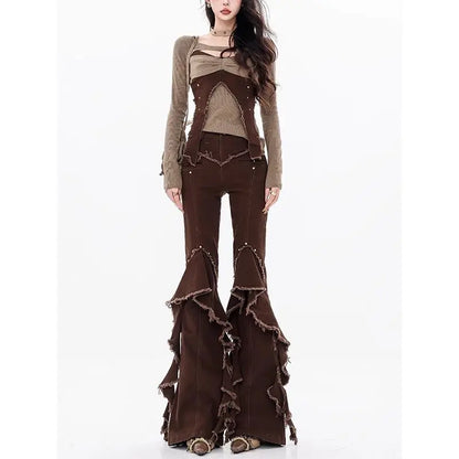 ​​Jeans Vintage Mujer 2025 – Tiro Alto & Pierna Flare