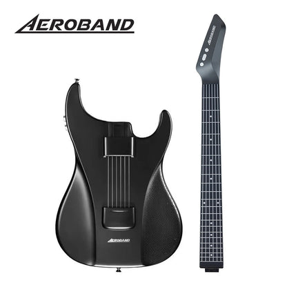 🖤 AeroBand “Silent Storm” Smart Guitar ⚡ Future Sound of Darkness