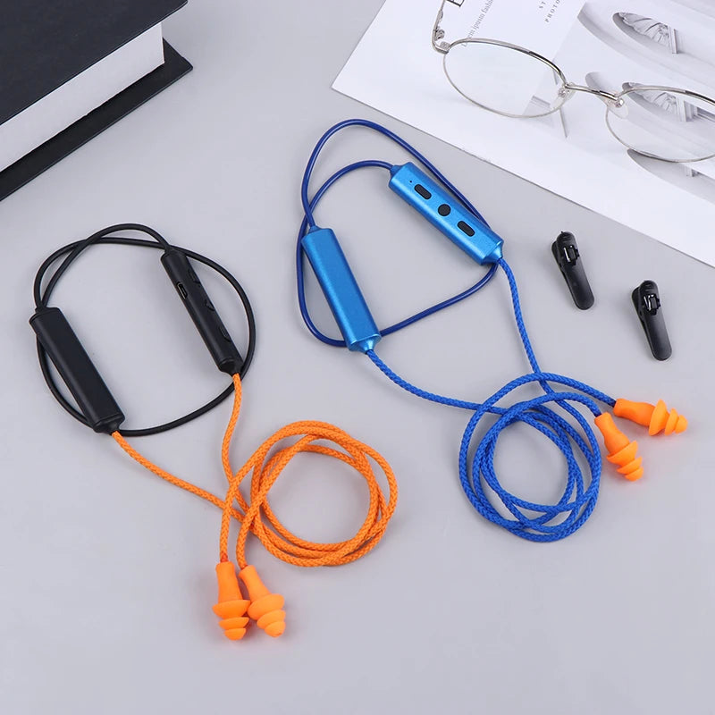 Wired Bluetooth Work Earplug Headset – Noise Suppression & Hearing Protection