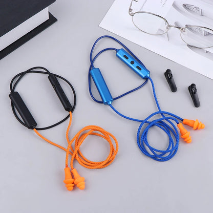 Wired Bluetooth Work Earplug Headset – Noise Suppression & Hearing Protection