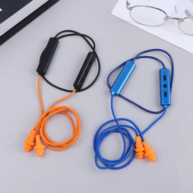 Wired Bluetooth Work Earplug Headset – Noise Suppression & Hearing Protection